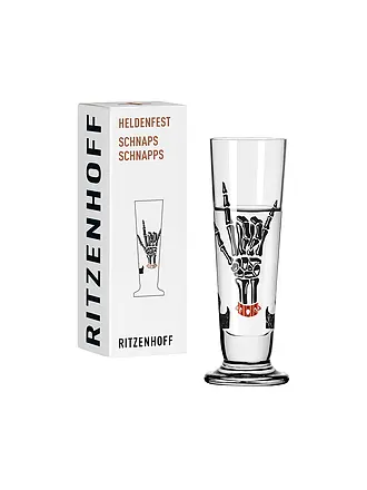 RITZENHOFF | Schnapsglas Heldenfest  #18 / 12 40ml Sprenger-Piper | 